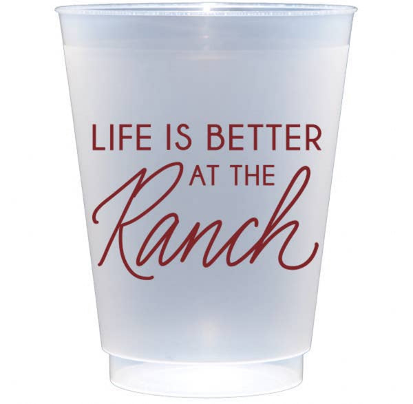 Life Is Better At The Ranch Cups