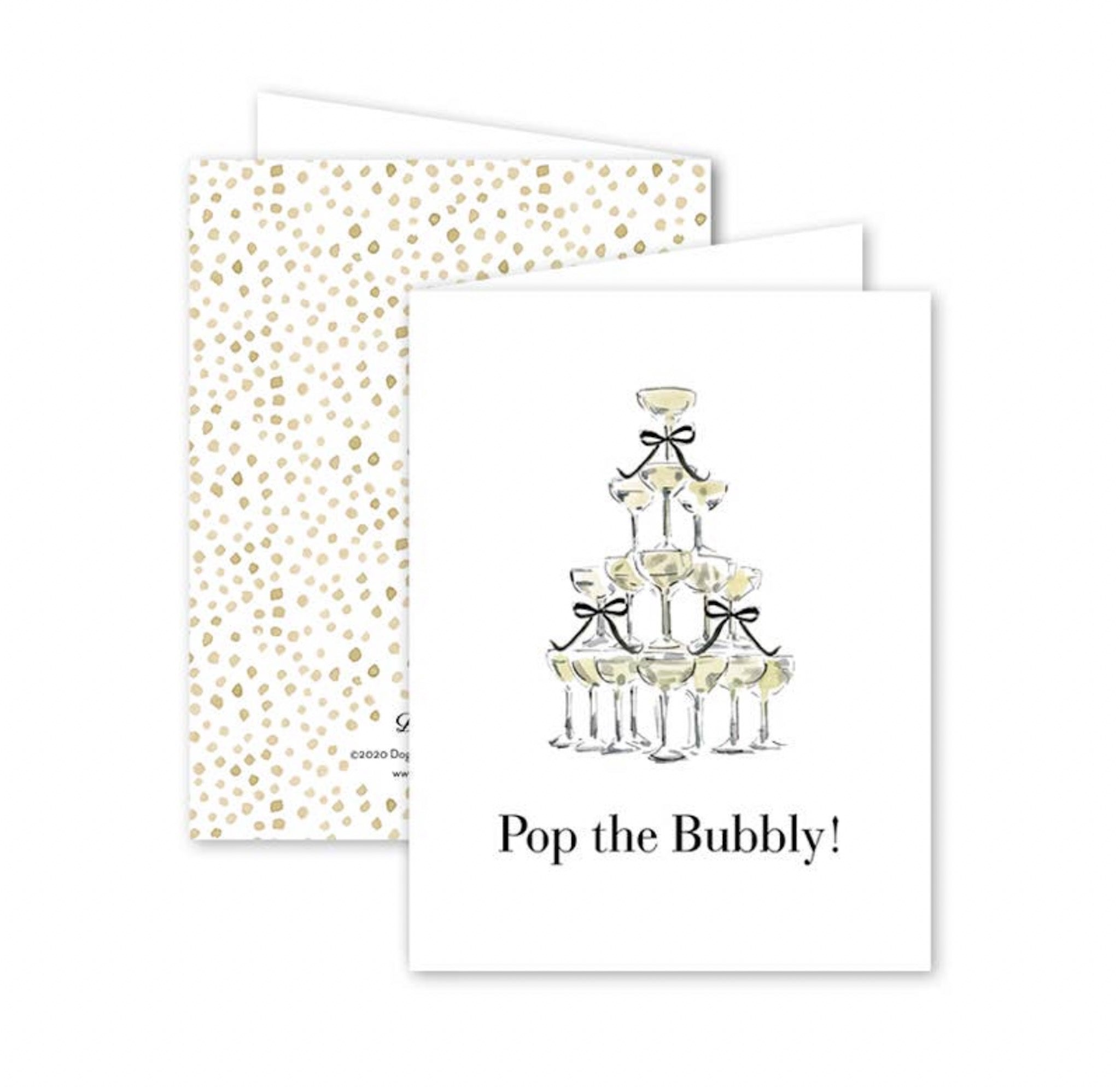 Pop The Bubbly Card