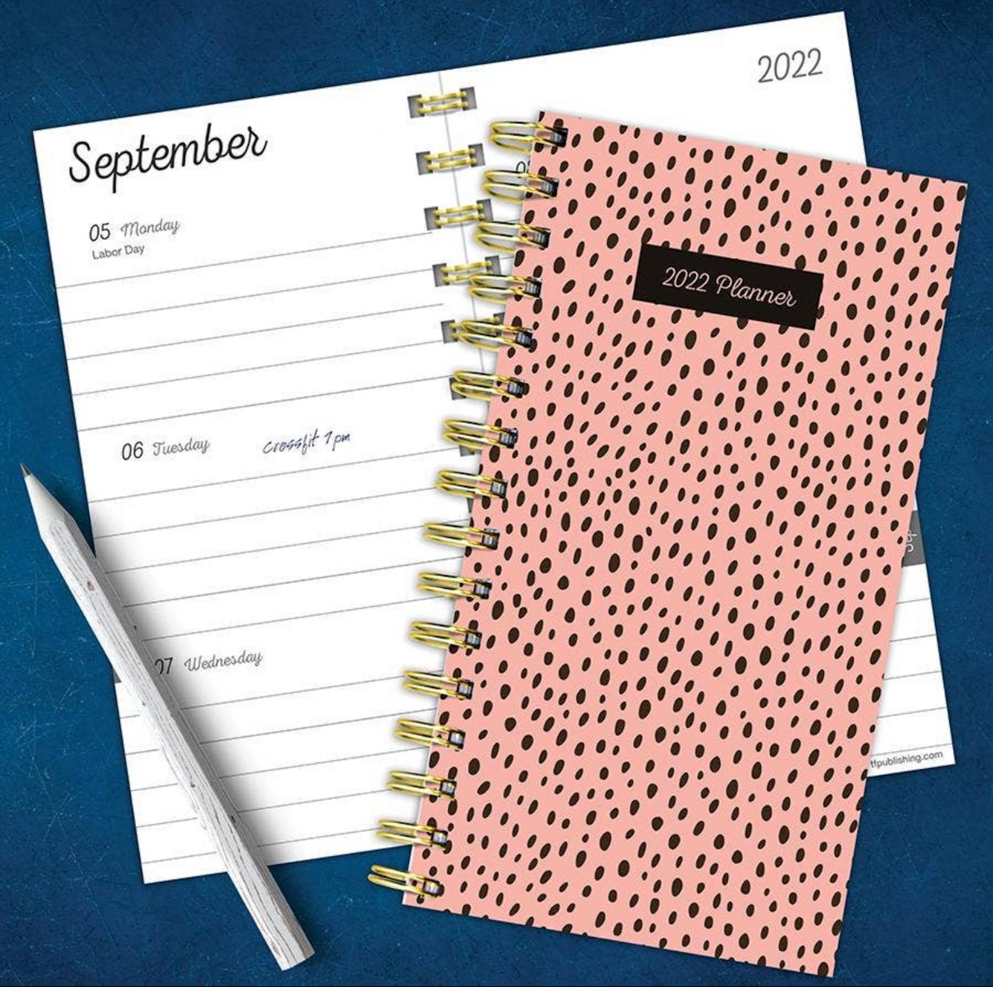 Pink Dots Small Planner