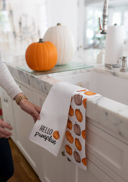 Hello Pumpkin Dish Towel Set