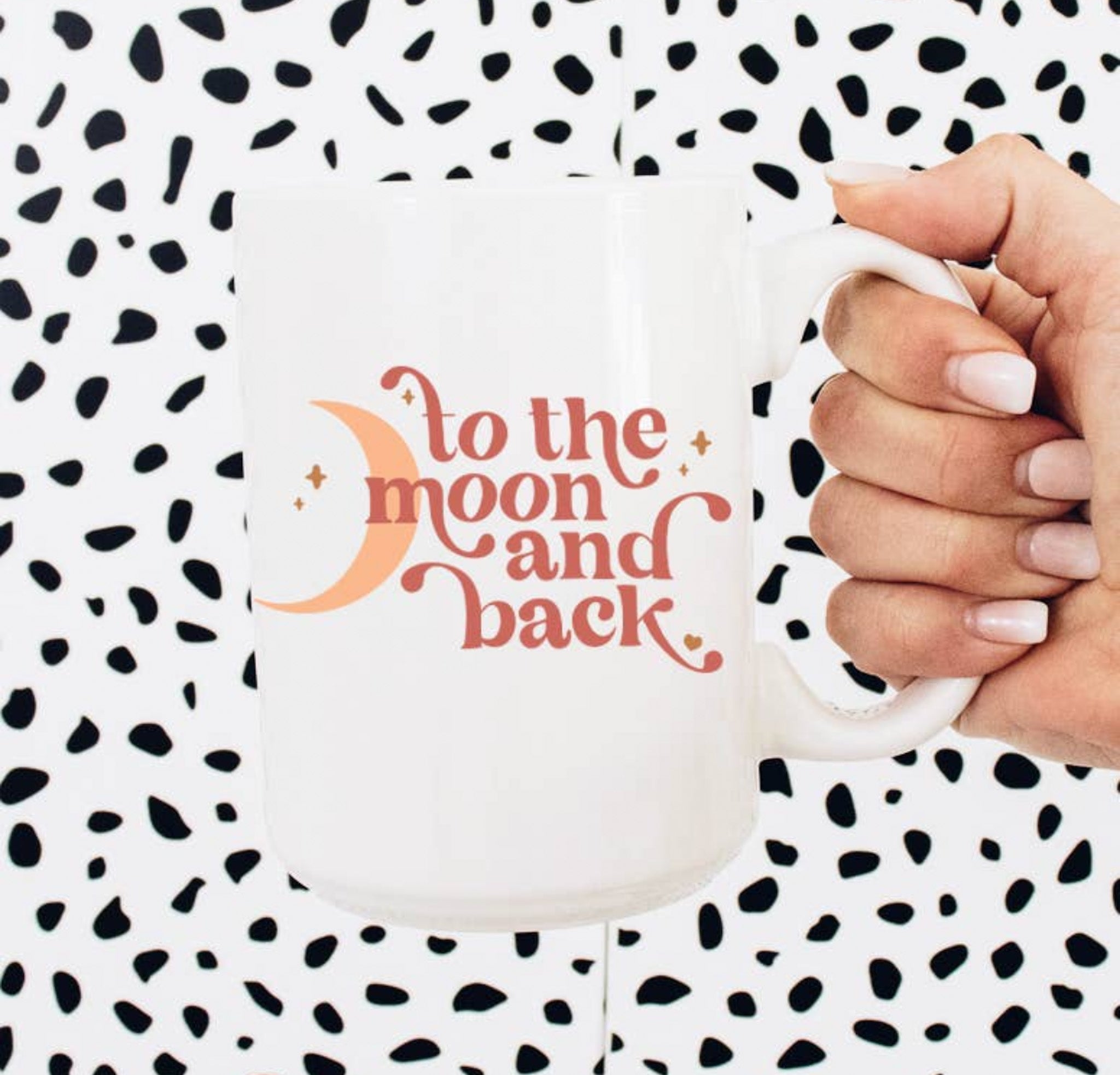 Moon and Back Mug