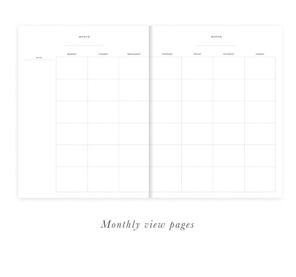 Undated Dalmatian, Weekly Planner