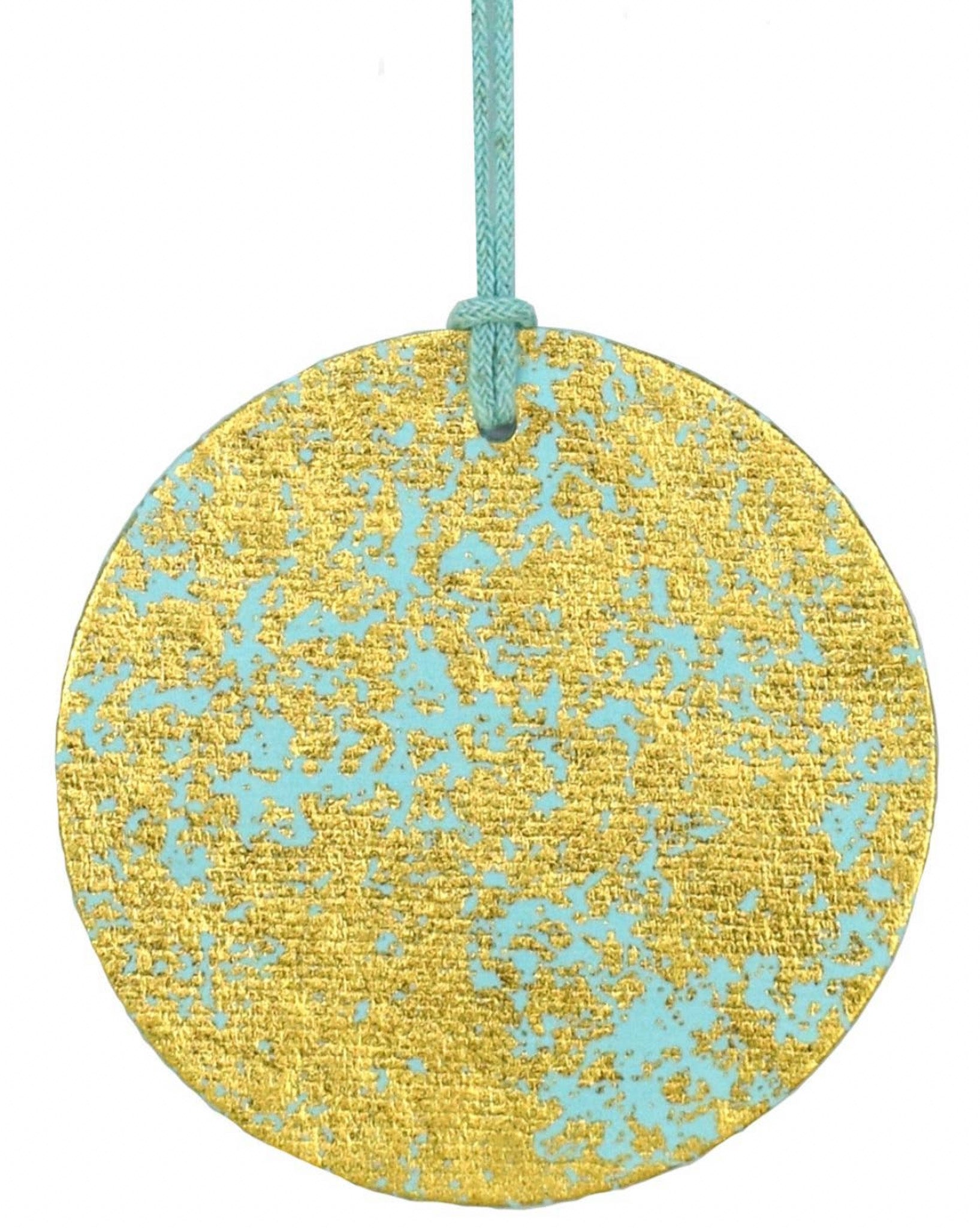 Gold Crush Turquoise Tag