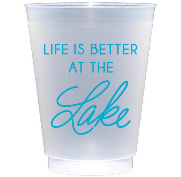 Life Is Better At The Lake Cups