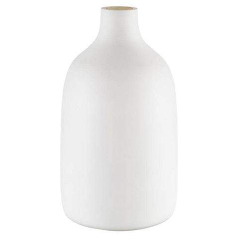 Matte White Tube Vase