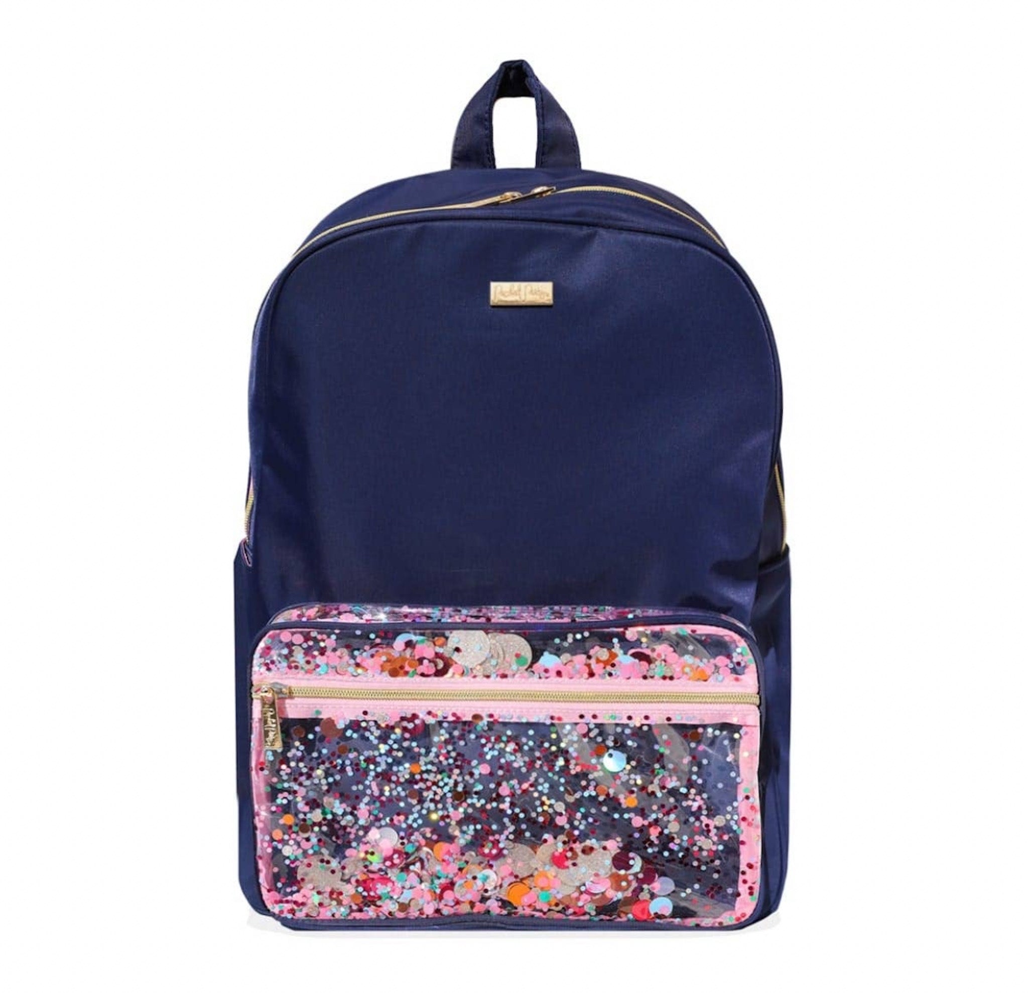 Navy Confetti Backpack