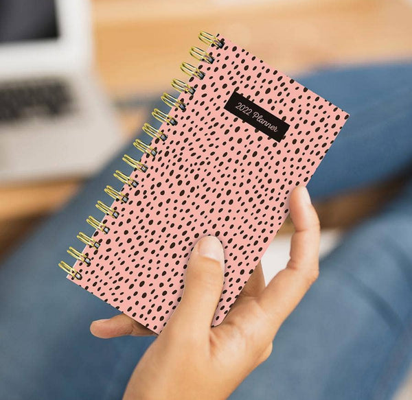 Pink Dots Small Planner