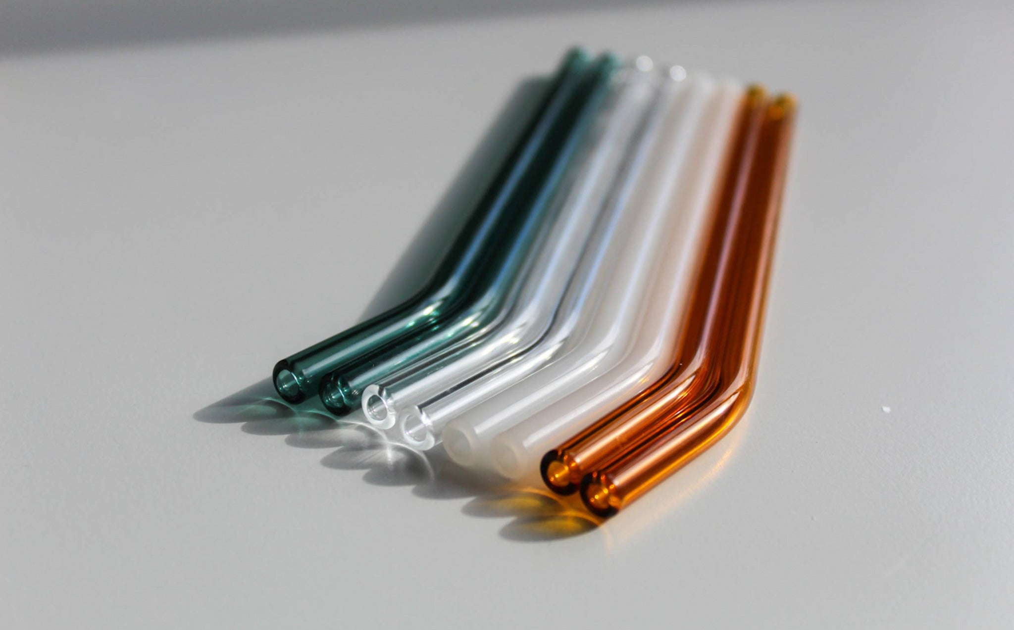 Clear Glass Straw